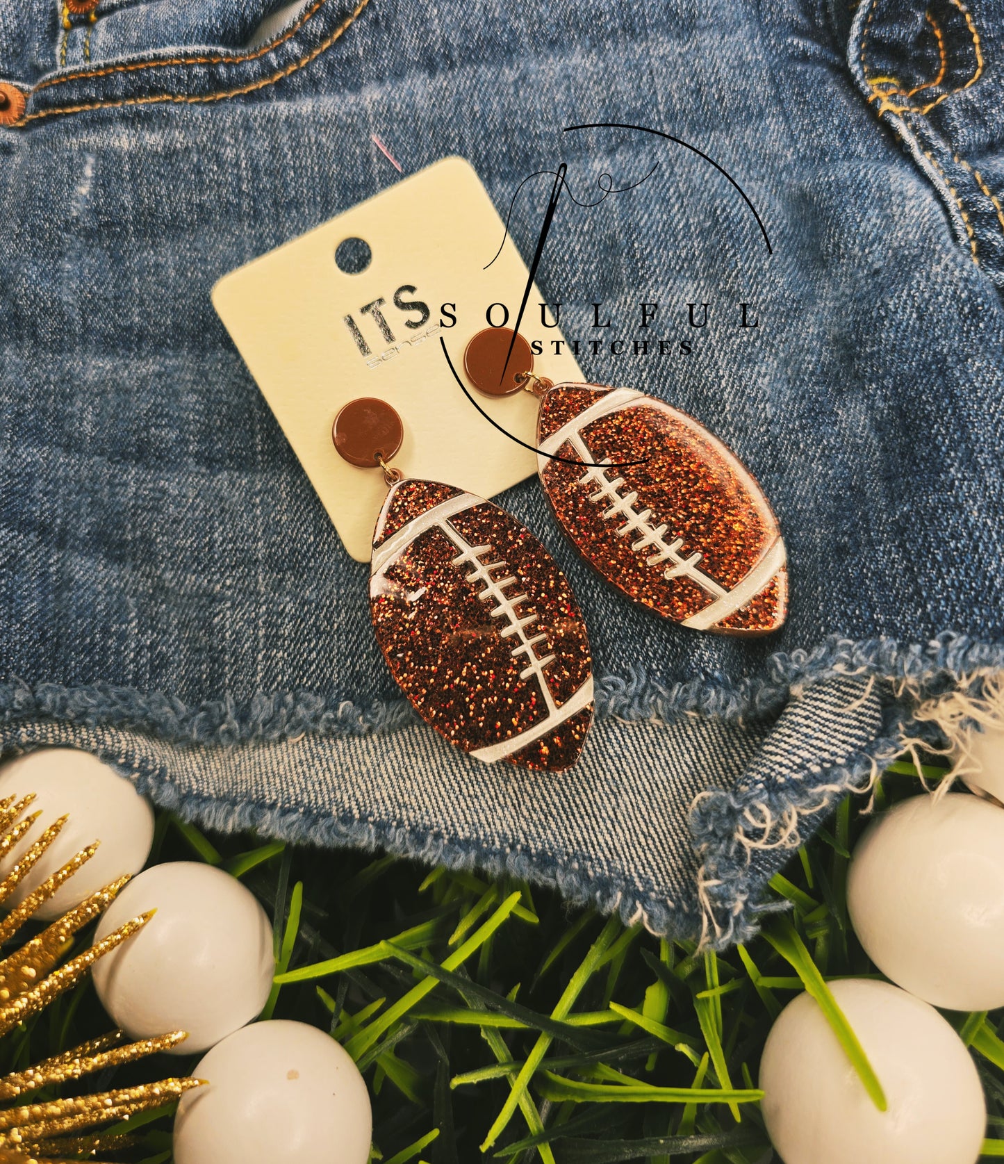 Football Earrings
