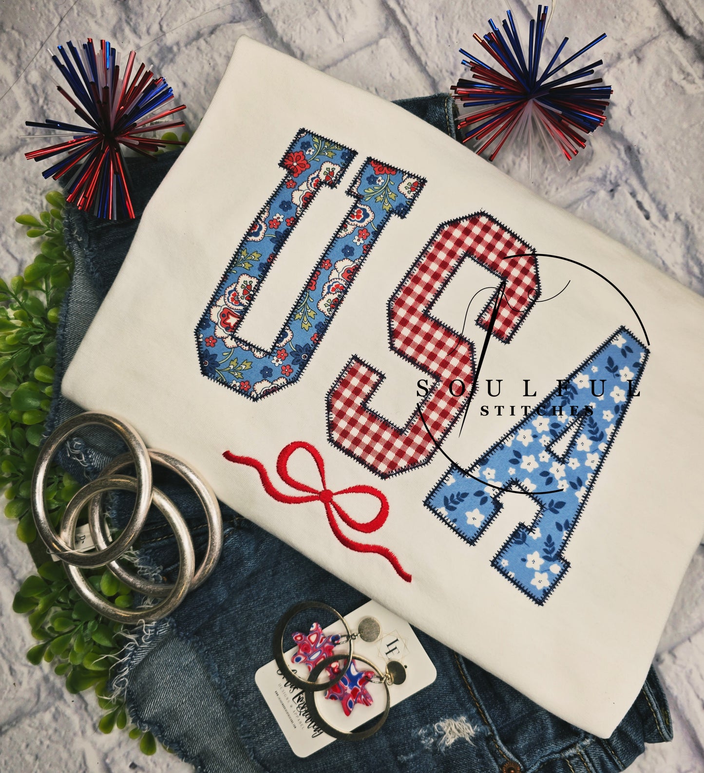 USA w/Coquette Bow