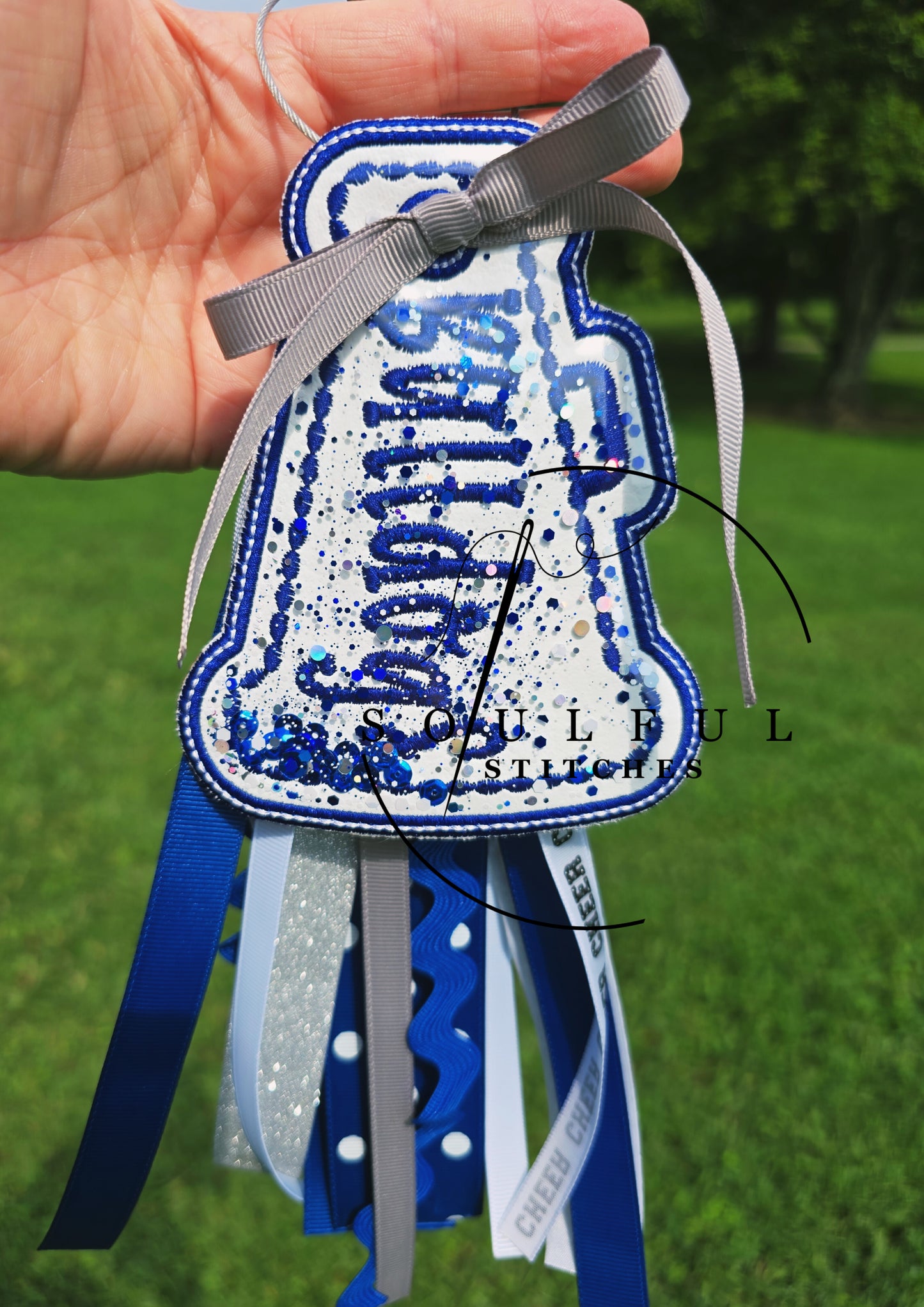 Bulldogs Megaphone Bag Tag