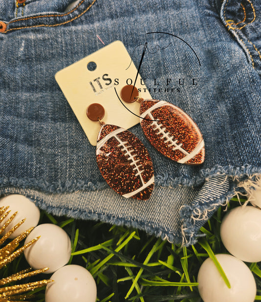 Football Earrings