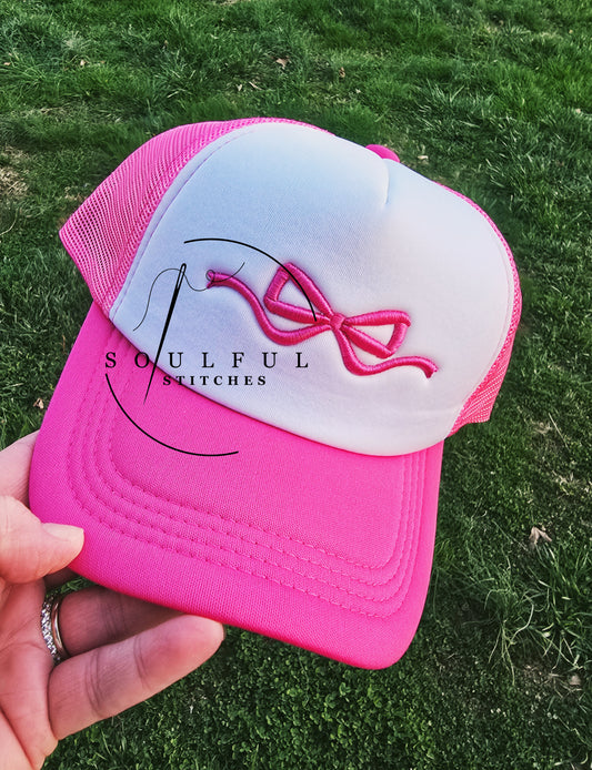 Coquette Bow Trucker Hat