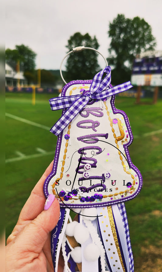 Bobcats Megaphone Bag Tag
