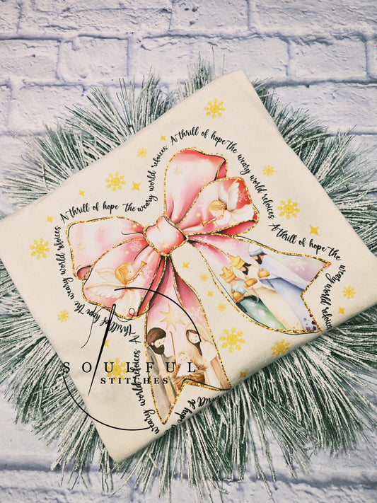 Sale Nativity Bow