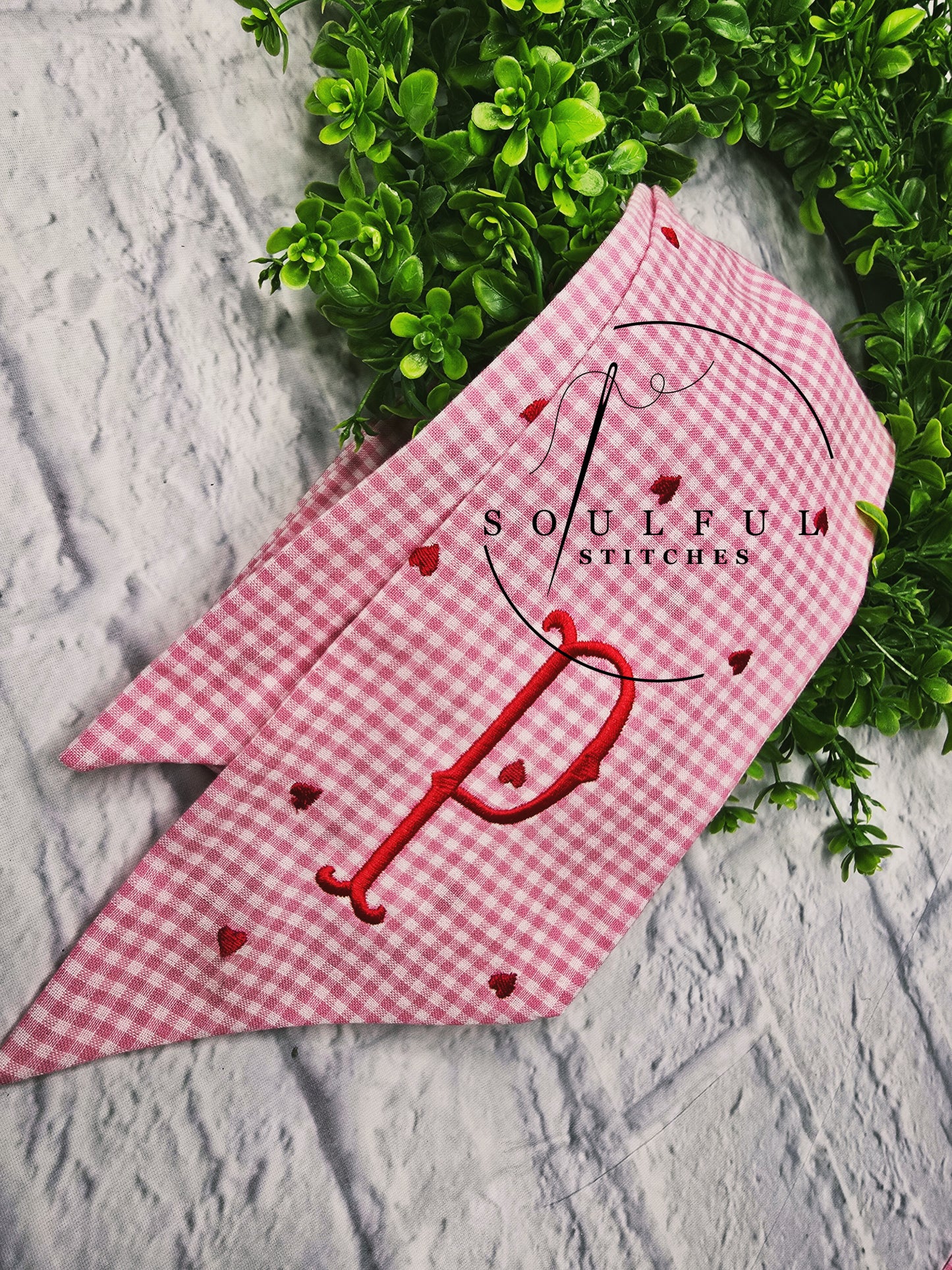 Valentine Wreath Sash