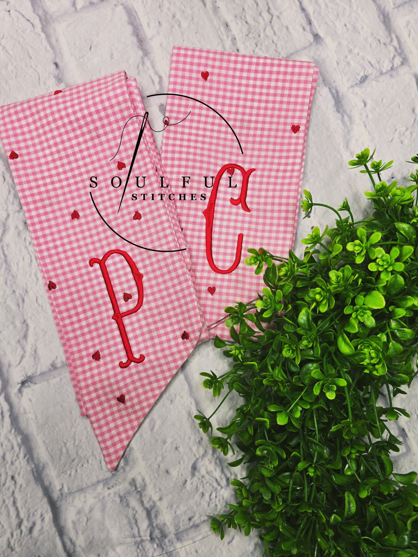 Valentine Wreath Sash