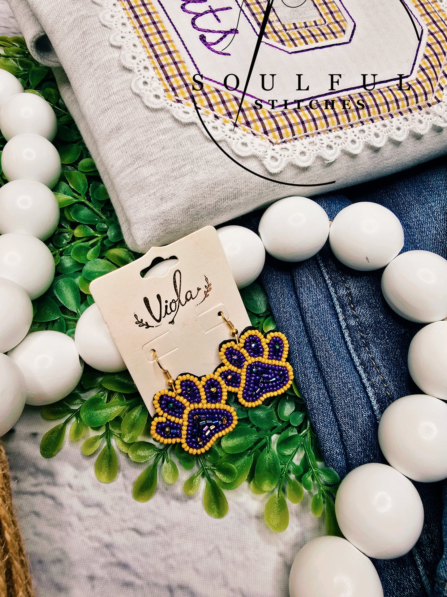 Paw Print Earrings