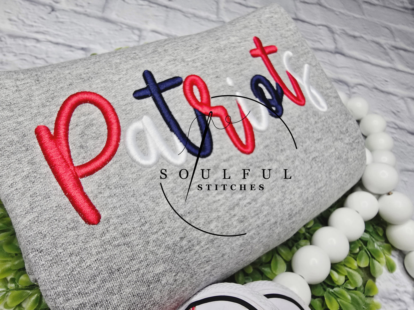 Patriots 3D Puff