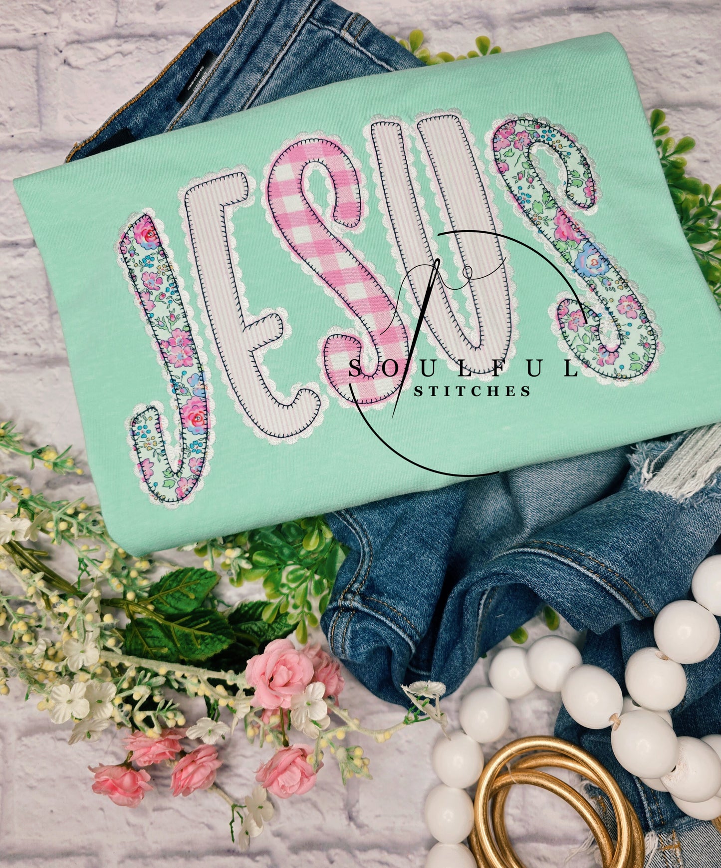 Jesus Lace Floral