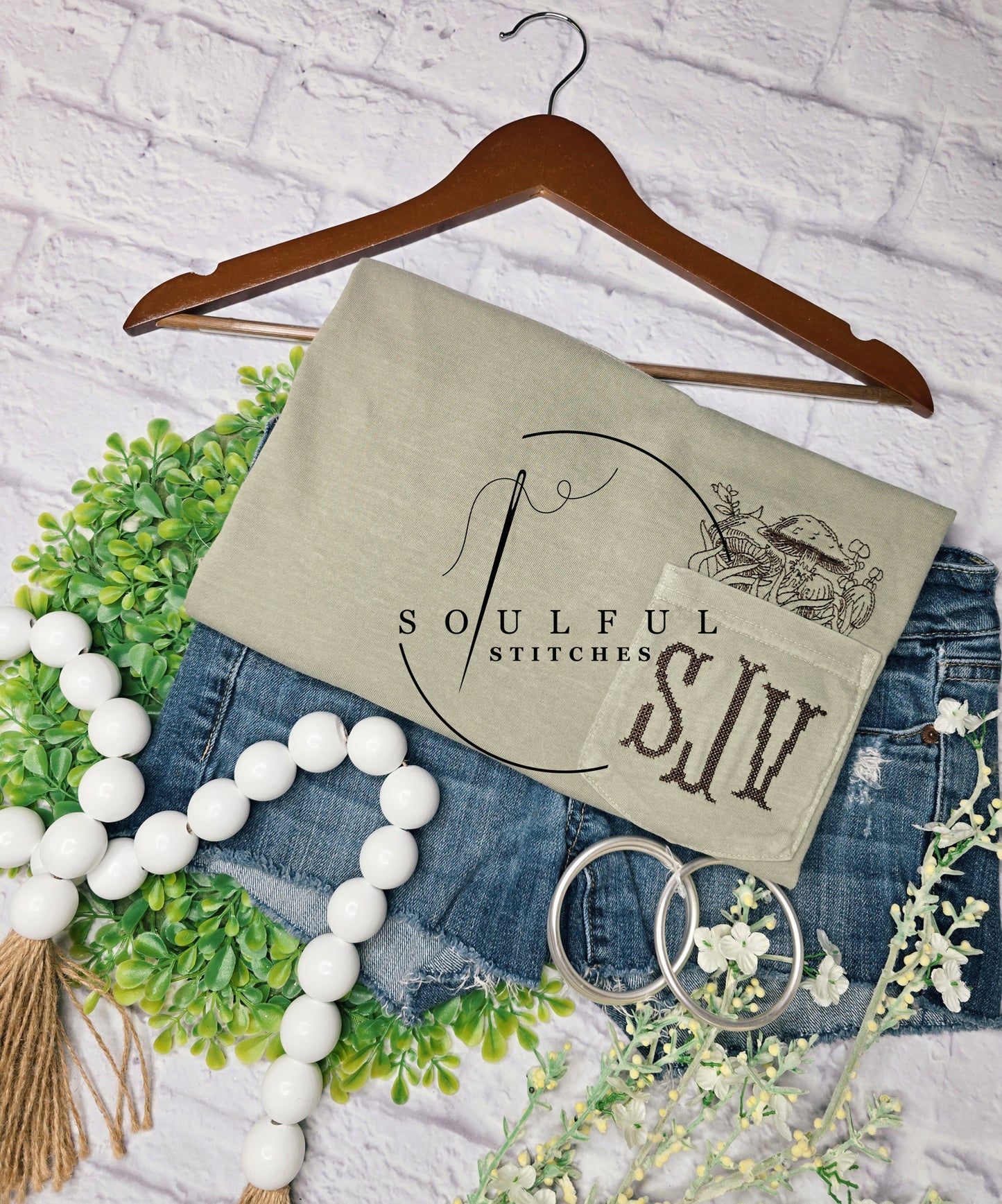 Forest Fancies Pocket Tee w/Monogram