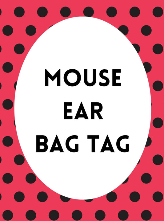 Mouse Ear Bag Tag